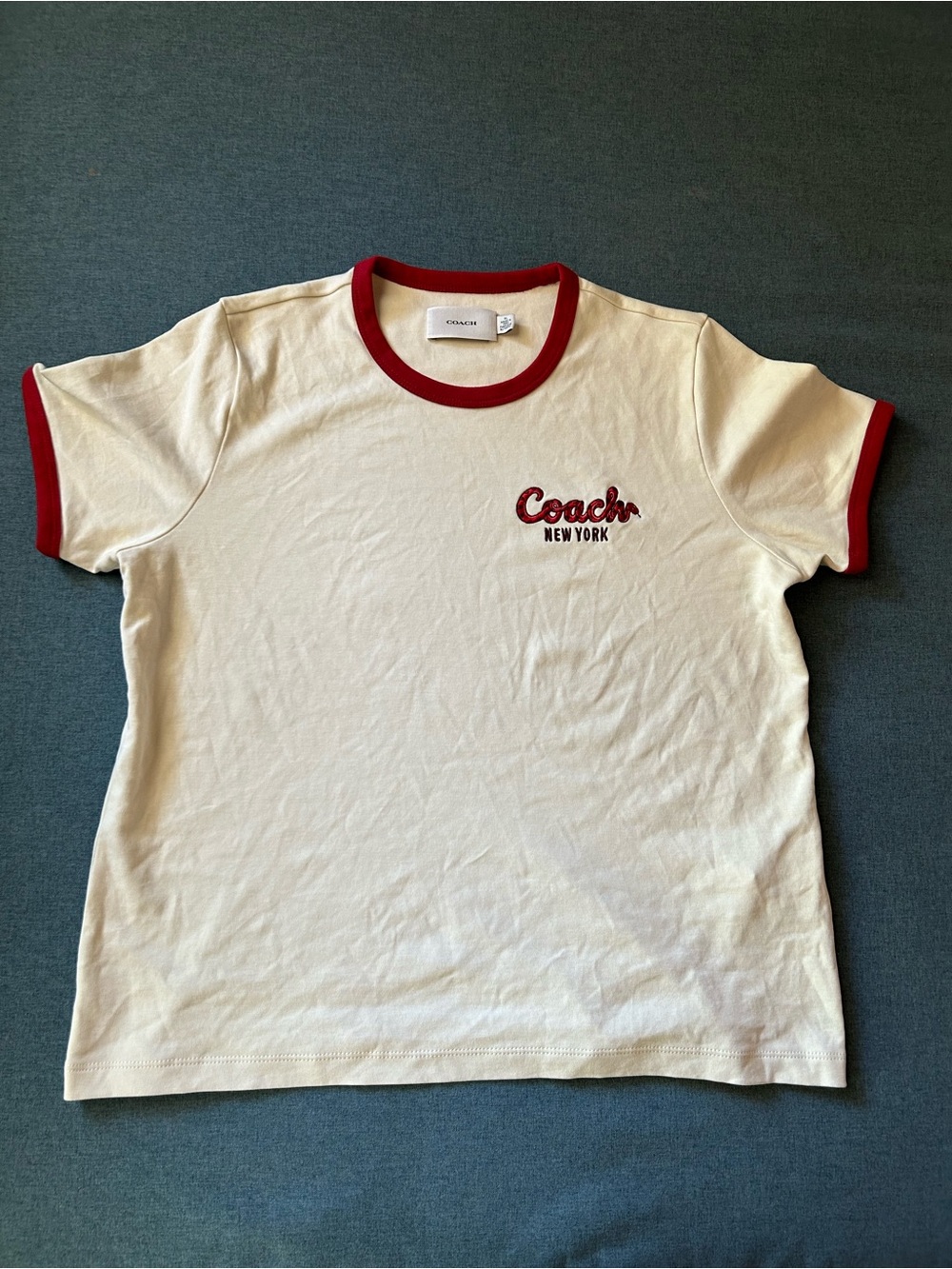 Coach year of snake ringer tee